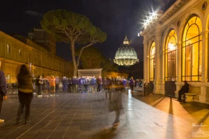Cortile della Pinacoteca à noite